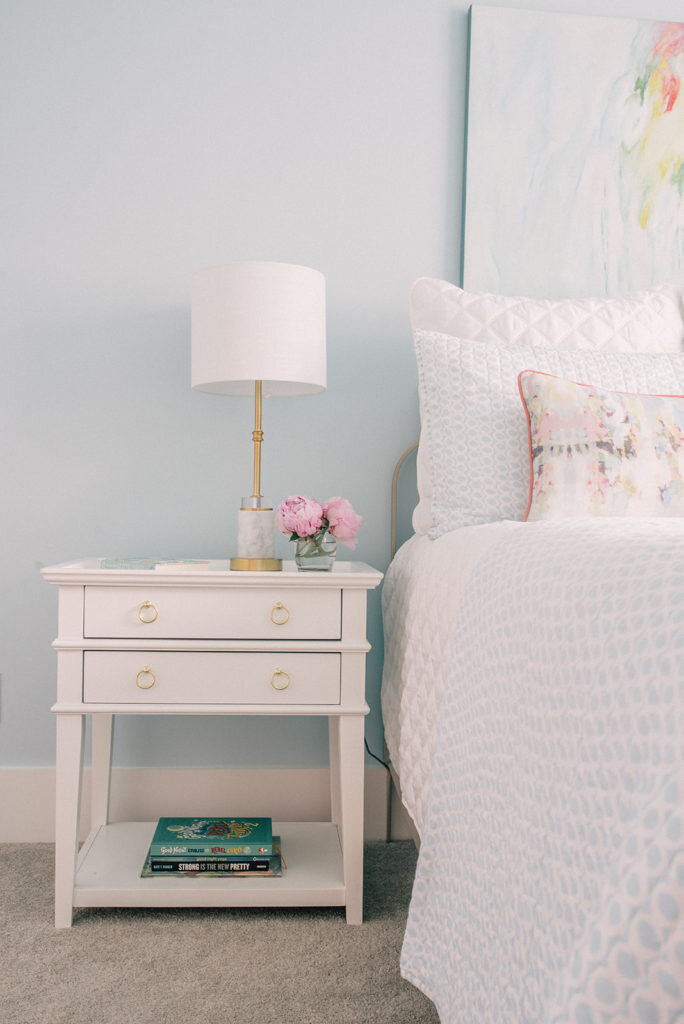 side table styling atlanta interior photography