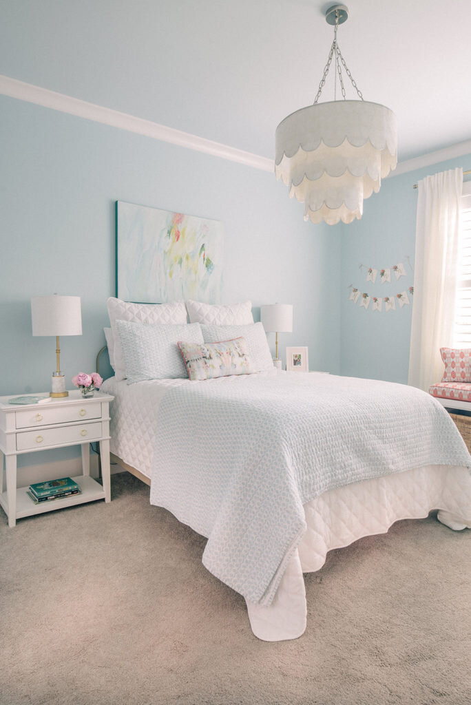 girl's bedroom atlanta interior photography