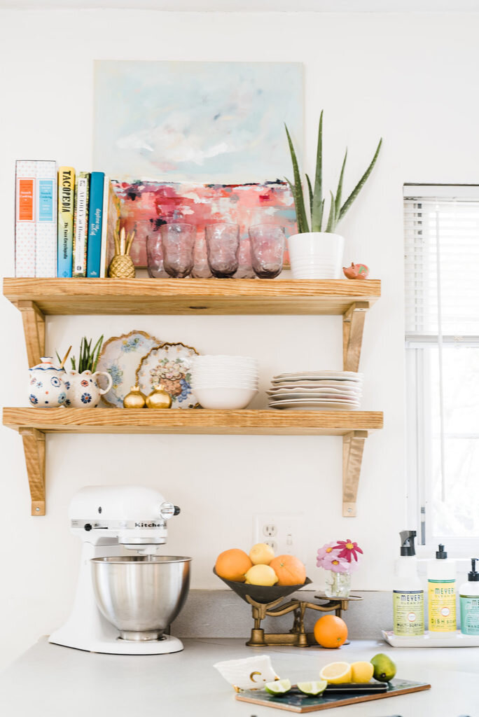 open kitchen shelving atlanta interior photography